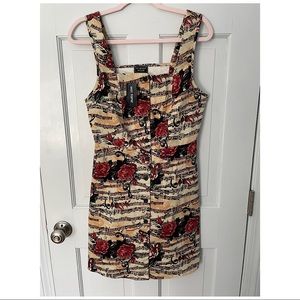 NWT Hot Topic Midnight Hour Music Note Dress s. M